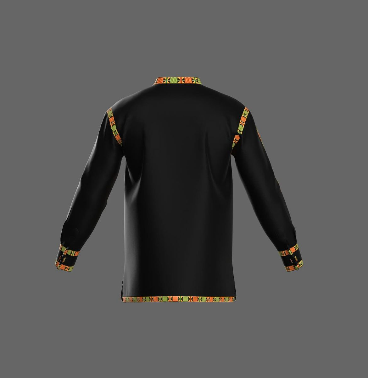Black and Culture Print Tunic