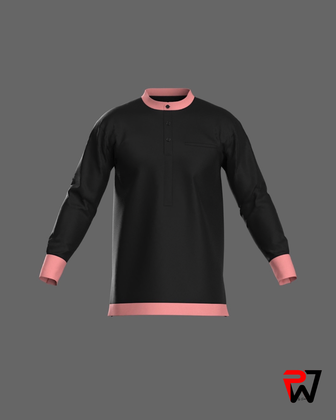 Black and Pink Tunic