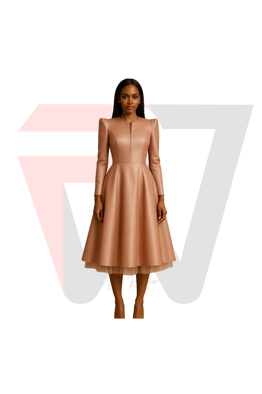 The Resilient Rose Dress – Breast Cancer Awareness Edition