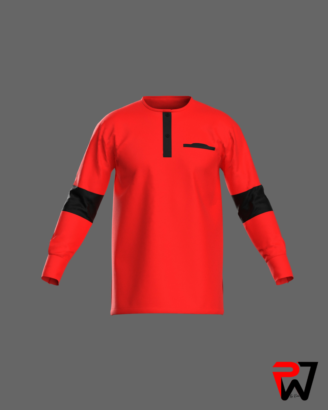 Red and Black Tunic