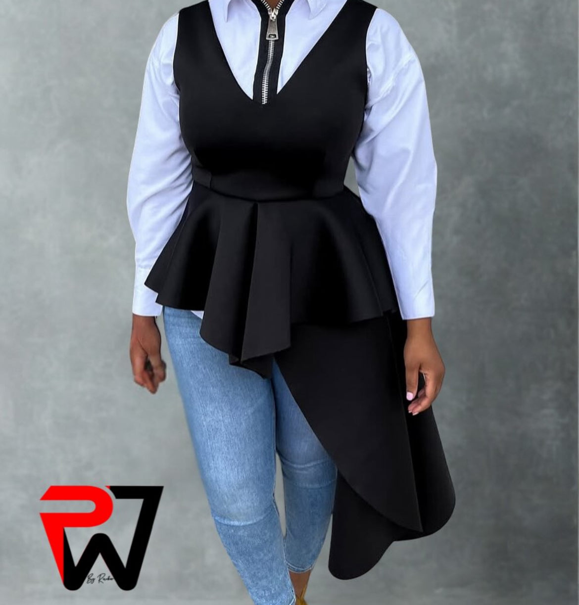 Purpose Peplum Top
