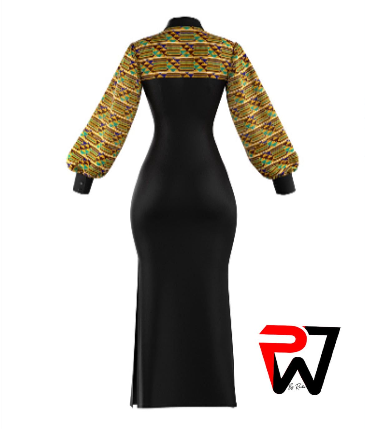 Women’s Custom Black History Month Luxury Clergy Dress
