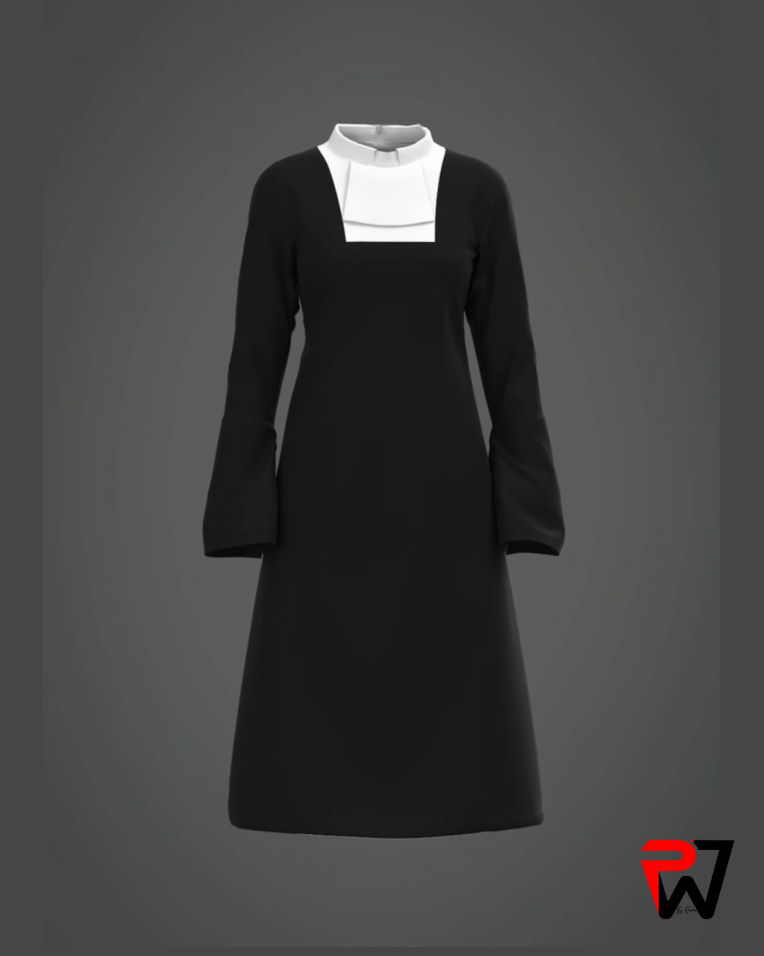 Black and White Tunic Dress