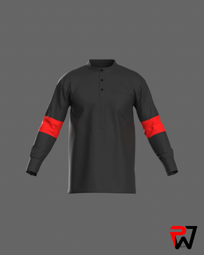 Black and Red Tunic