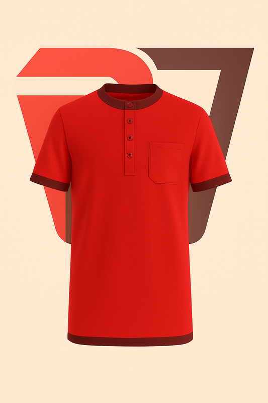 The Dominion Tunic Tee—Crimson & Wine Edition