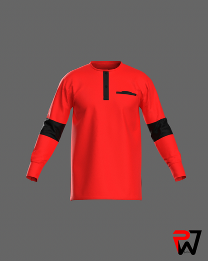 Red and Black Tunic