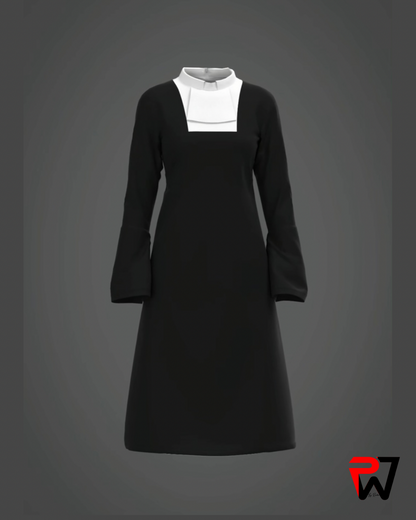 Black and White Tunic Dress